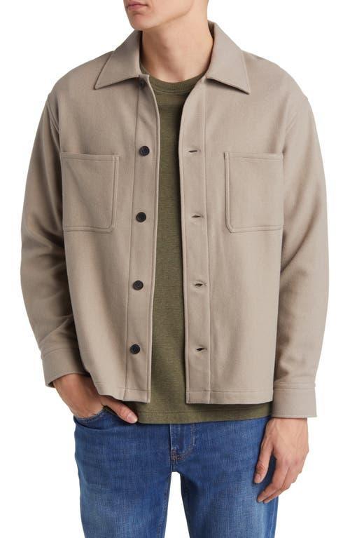 Mens Collared Shirt Jacket Product Image