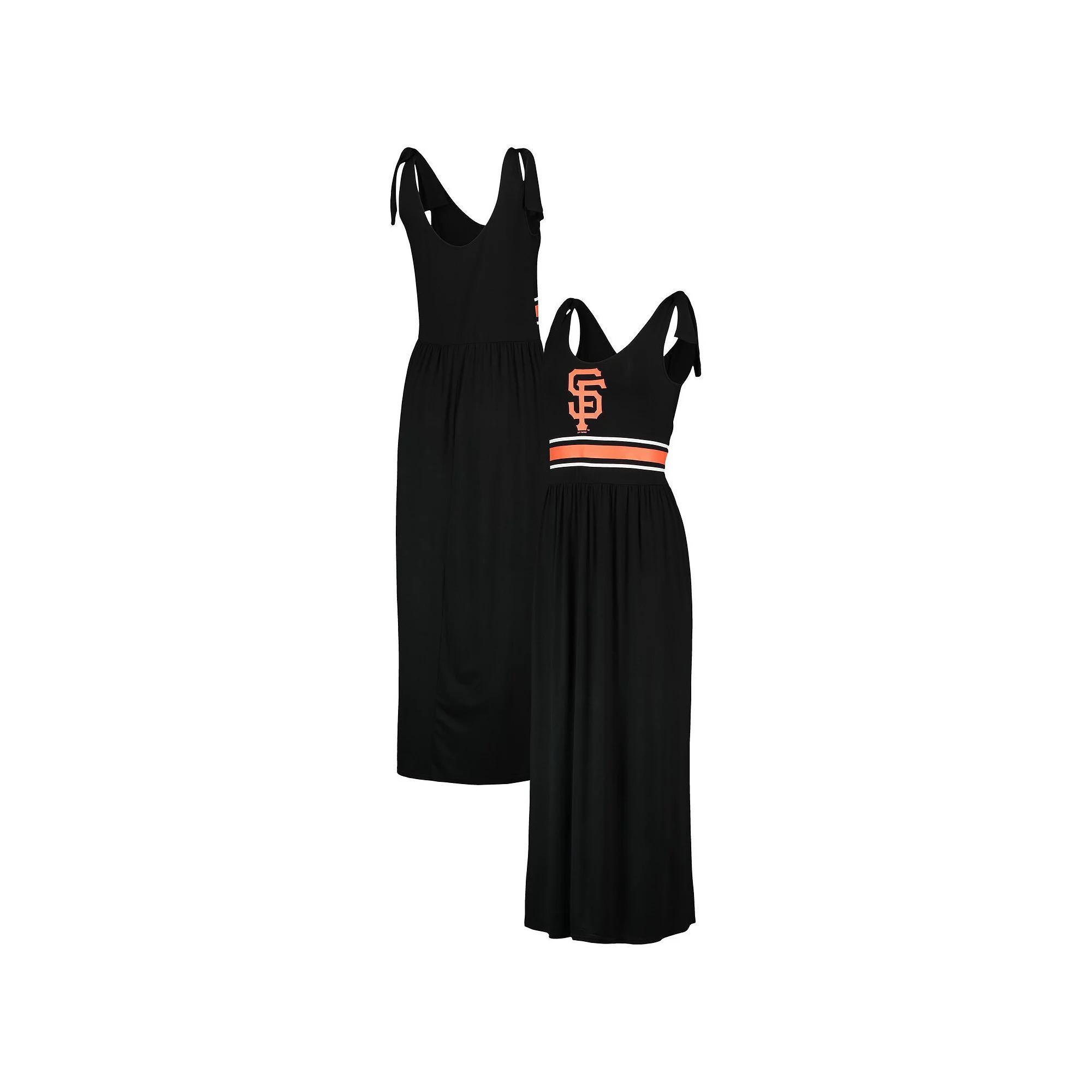 Women's G-III 4Her by Carl Banks Black San Francisco Giants Game Over Maxi Dress, Size: Large Product Image