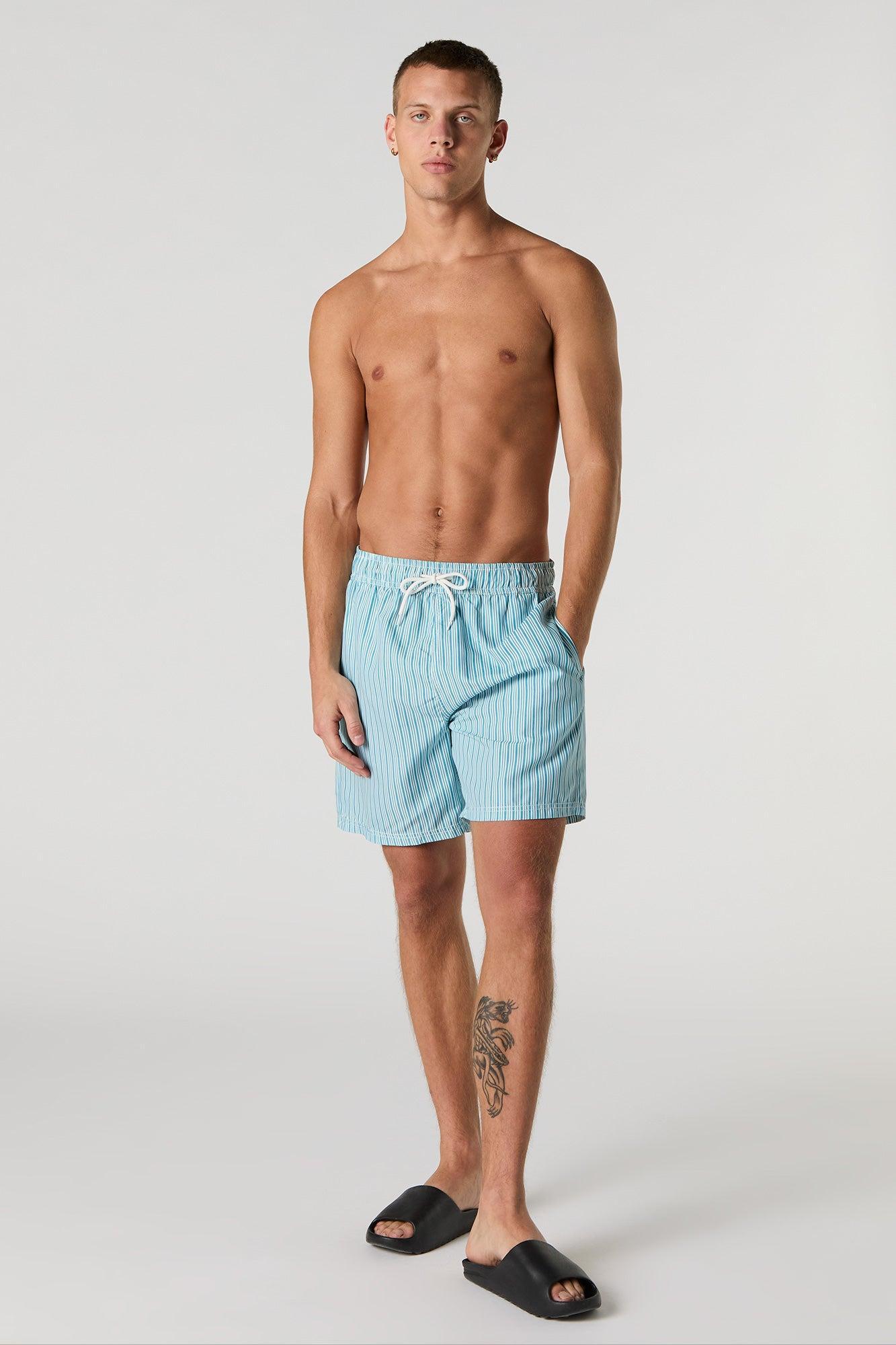 Striped Drawstring Board Short Male Product Image