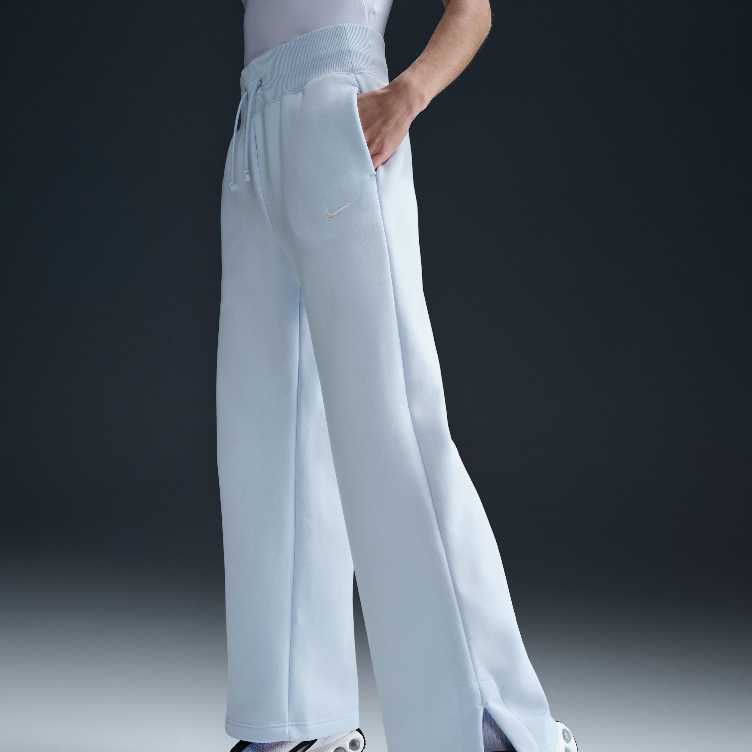 Women's Nike Sportswear Phoenix Fleece High-Waisted Wide-Leg Sweatpants Product Image