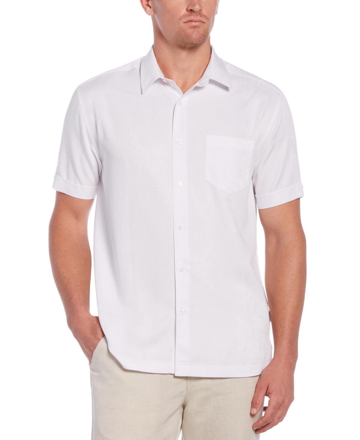 Men's Cubavera Short Sleeve Button-Down Shirt, Size: Small, Blue Blazer Product Image