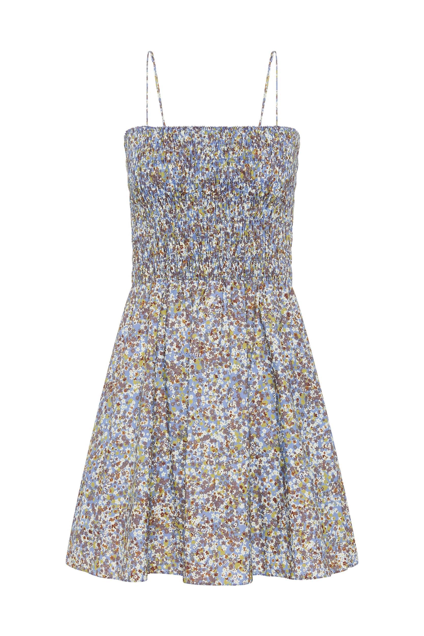 Josa Mini Dress Meander Blue Product Image