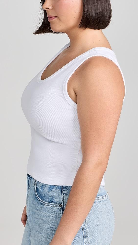 perfectwhitetee Blondie Structured Rib Bra Friendly Tank | Shopbop Product Image