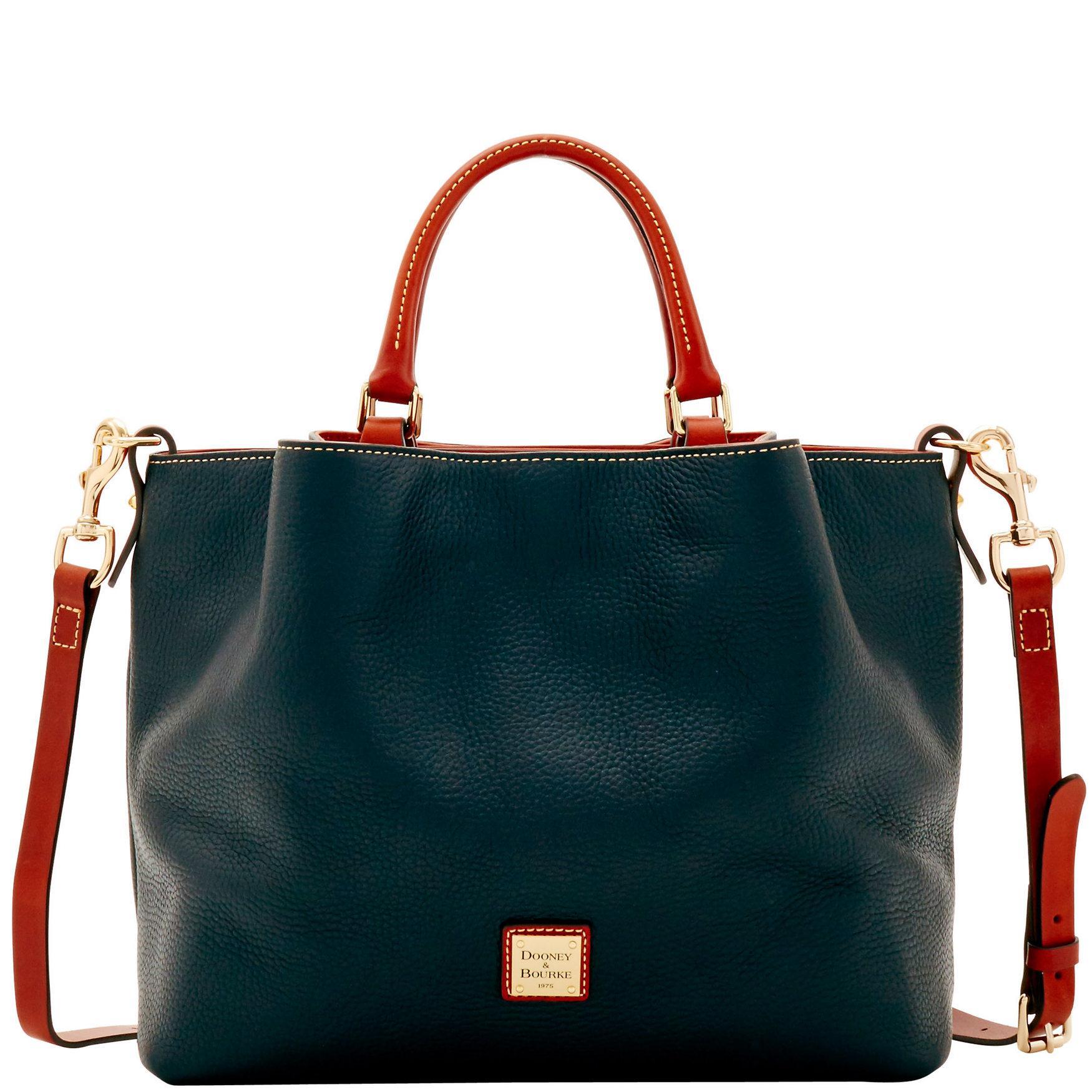 Dooney & Bourke Womens Pebble Grain Large Leather Barlow Bag in Forest Product Image