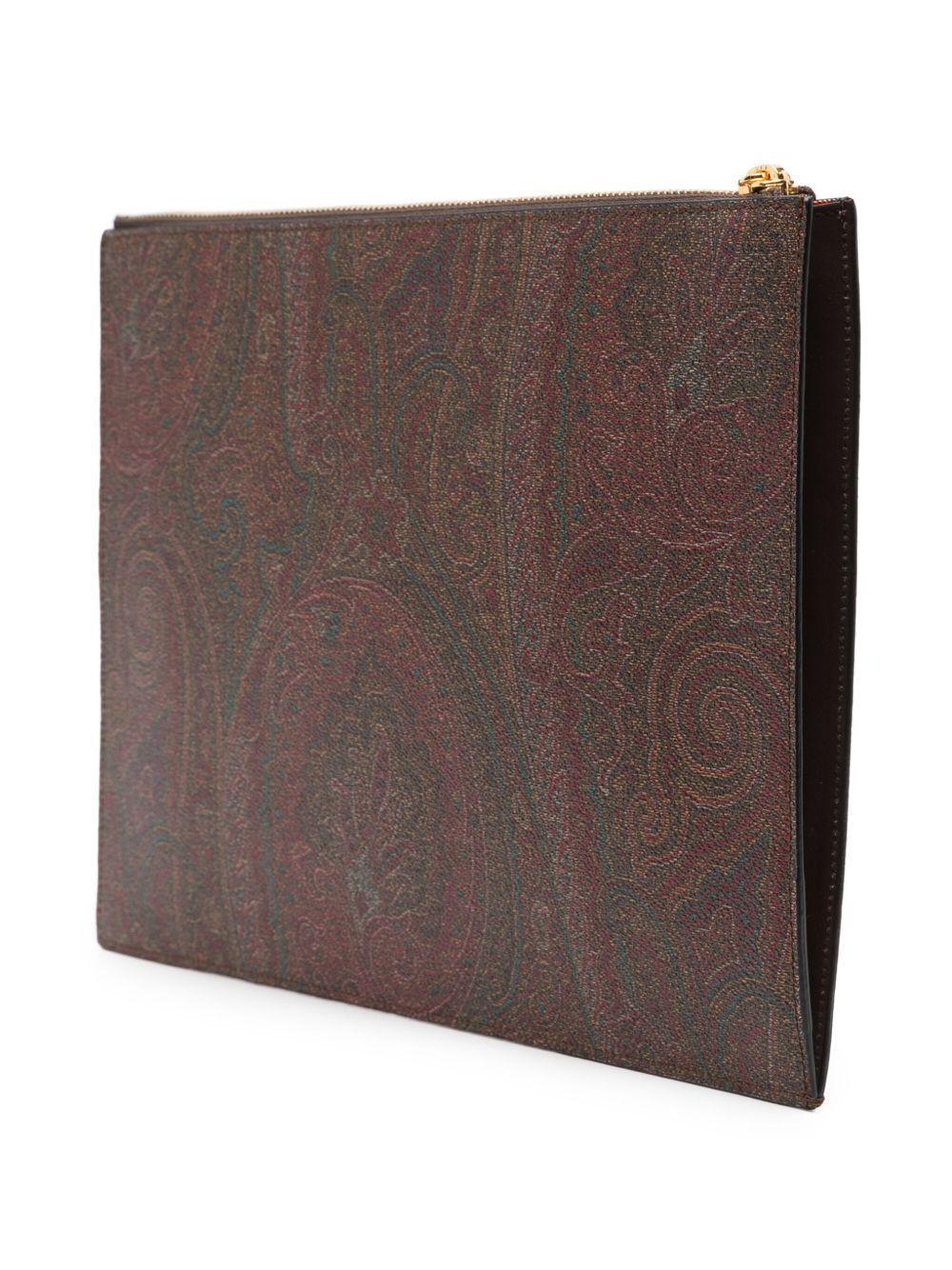paisley-jacquard clutch bag Product Image