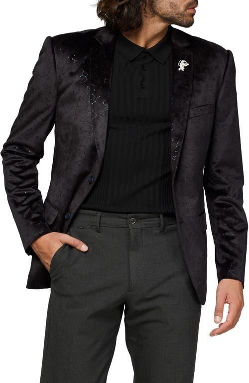 Men's OppoSuits Deluxe Novelty Modern-Fit Summer Blazer, Size: 40 - Regular, Constellations Product Image