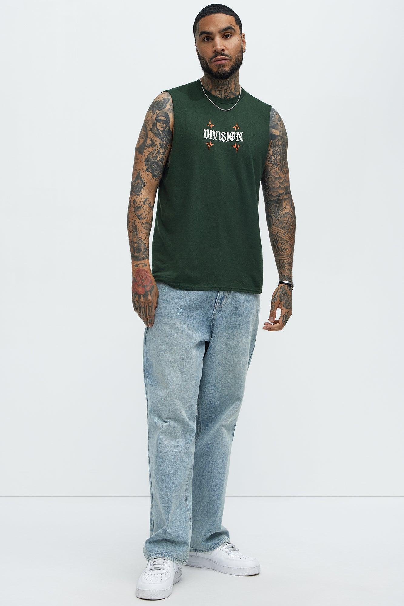 Division Muscle Tee - Green Product Image