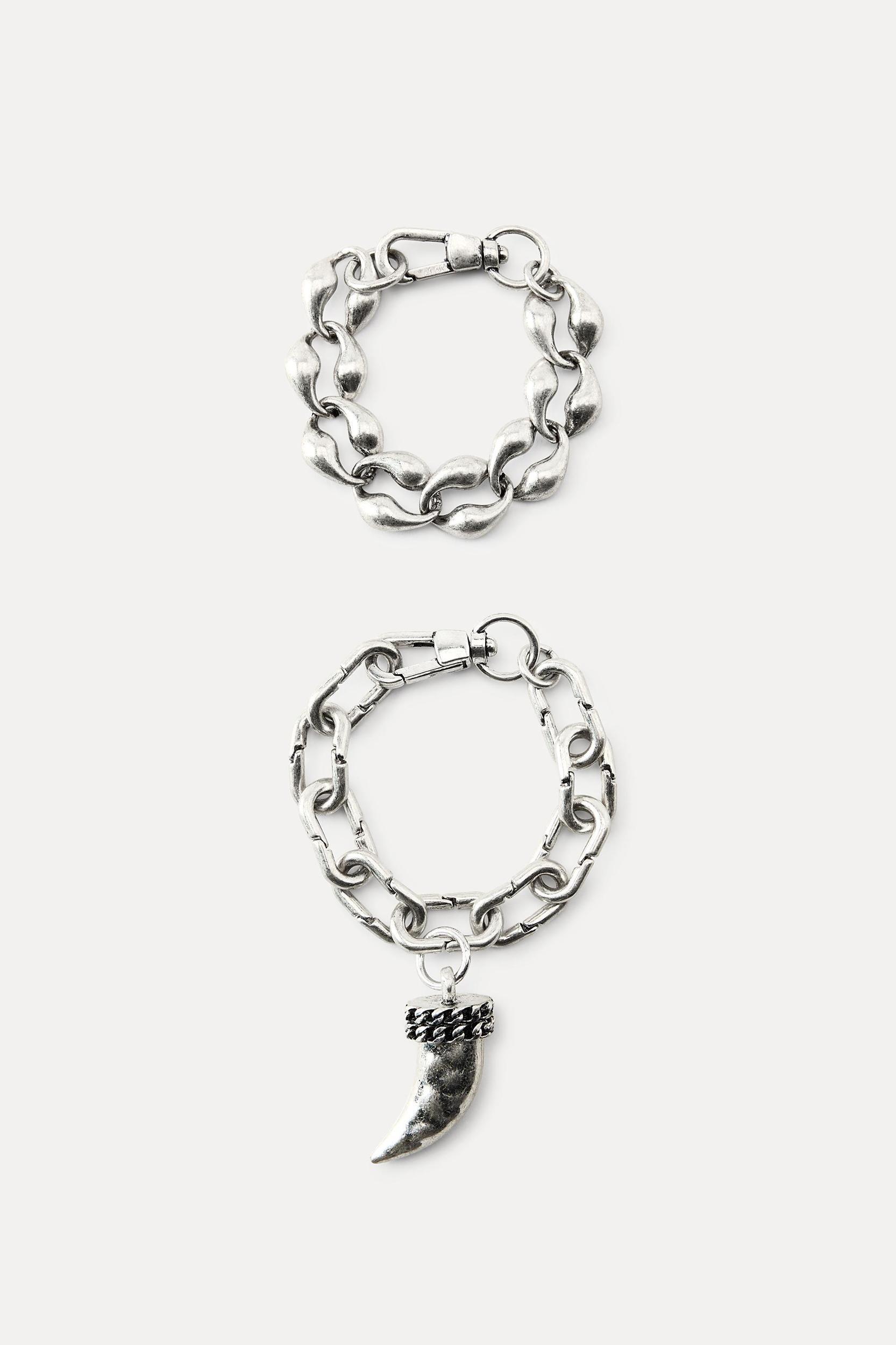 TWO-PACK OF HORN METAL BRACELETS Product Image