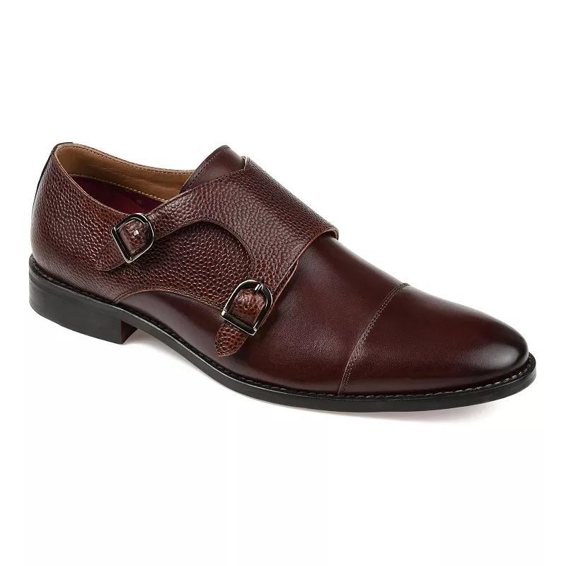 Thomas & Vine Calvin Mens Double Monk Strap Dress Shoes Product Image