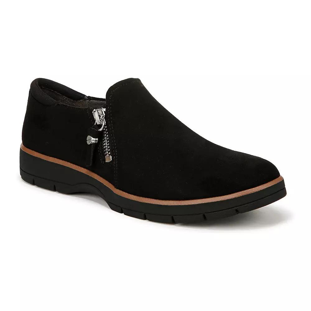 Dr. Scholl's Nice Day Women's Zip Sneakers, Size: 10 Wide, Black Product Image