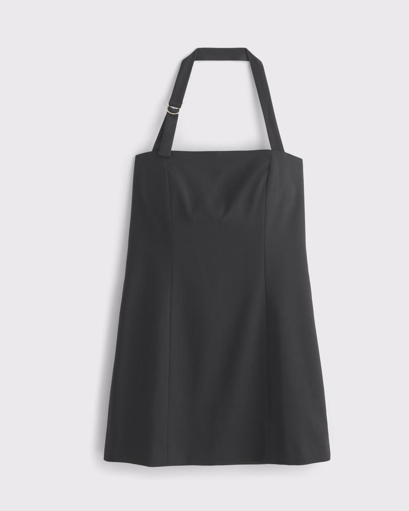 Halter Tailored Mini Dress Product Image