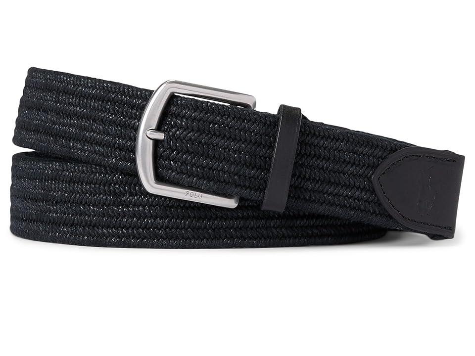 Ralph Lauren Leather Trimmed Braided Belt Product Image