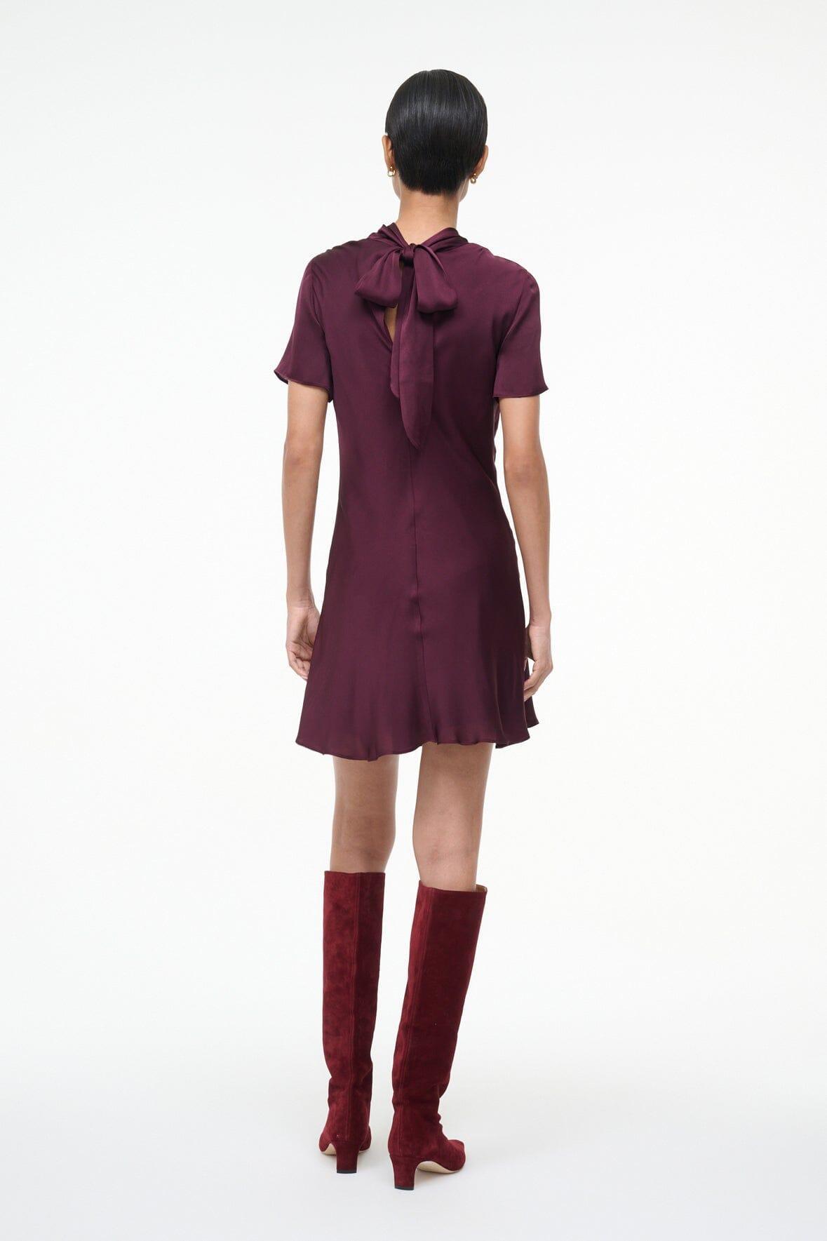 IRIS SILK DRESS | SYRAH Product Image