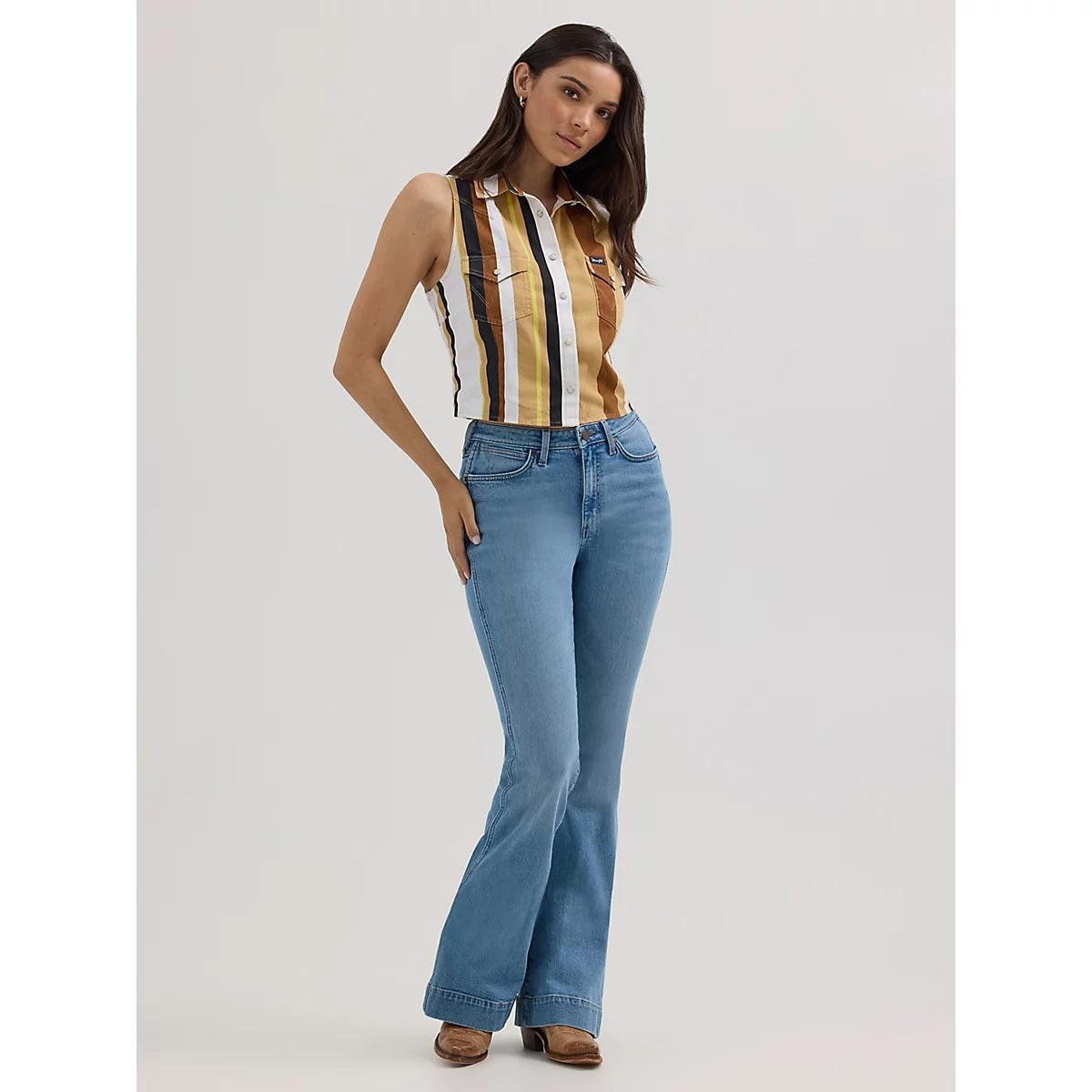 Women's Wrangler Retro® Bailey High Rise Trouser Jean in Vivianna Product Image