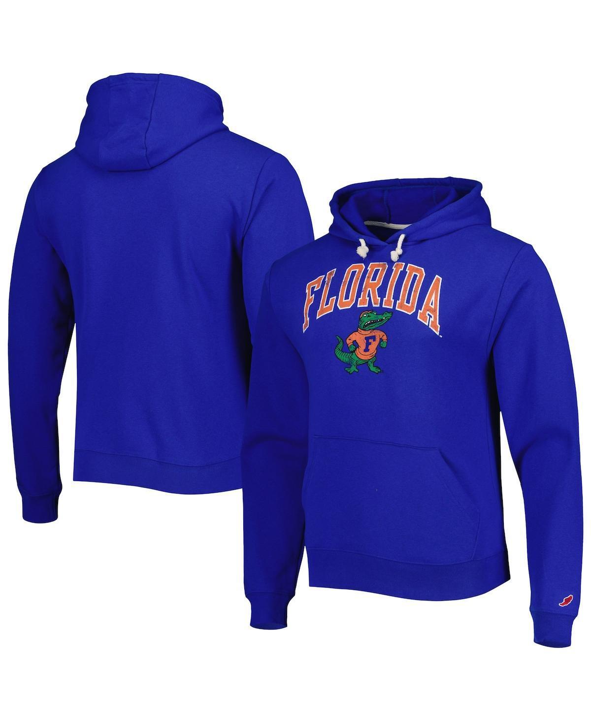 Men's League Collegiate Wear Royal Florida Gators Arch Essential Fleece Pullover Hoodie, Size: 2XL, Blue Product Image