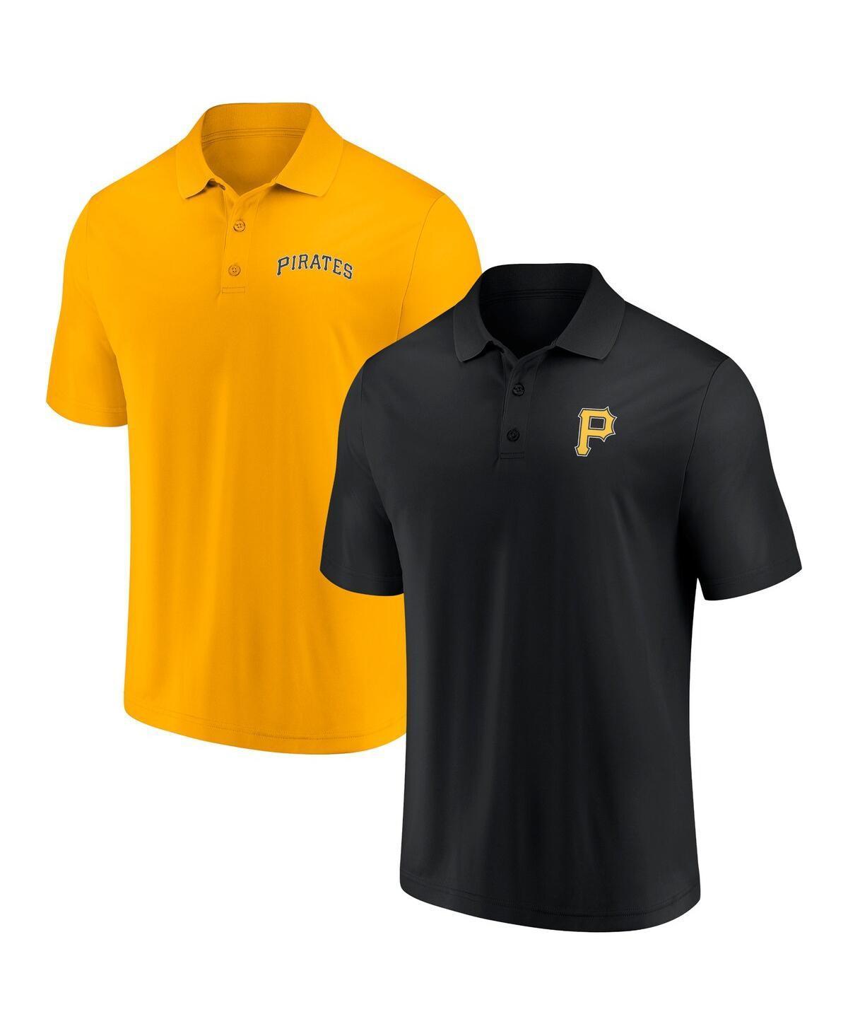 Men's Fanatics Branded Brown/Gold San Diego Padres Dueling Logos Polo Combo Set, Size: Small Product Image