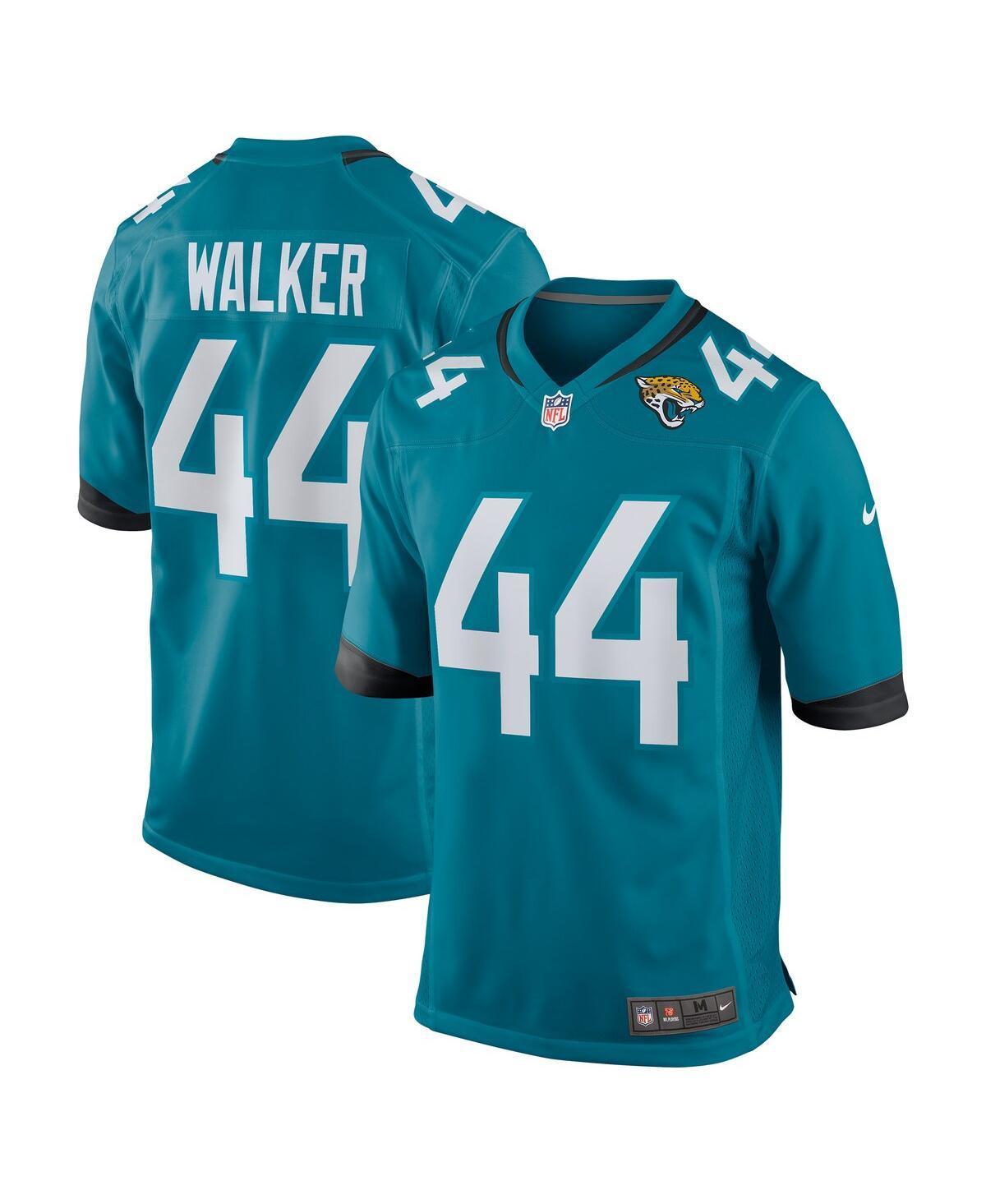 Men's Nike Travon Walker Teal Jacksonville Jaguars Player Game Jersey, Size: Medium, Blue Product Image