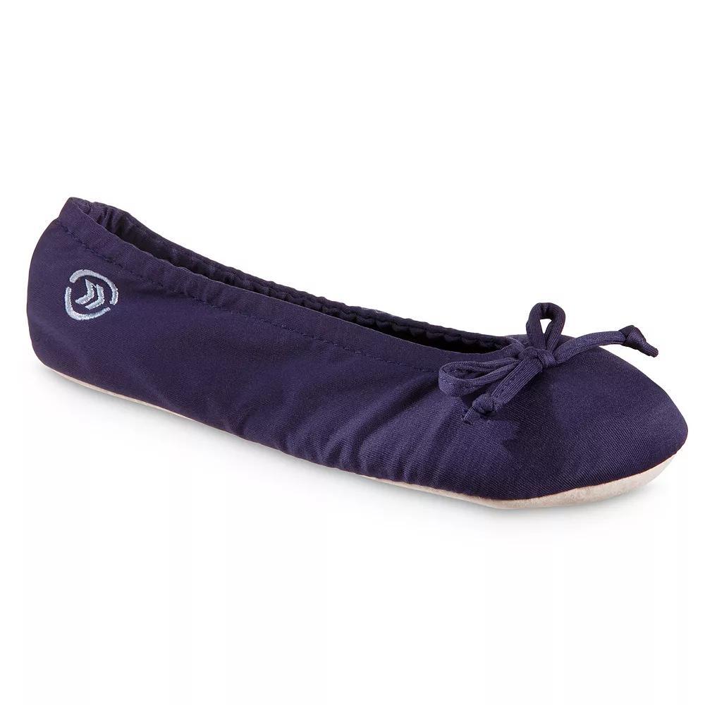 Isotoner Women's Classic Ballerina Slippers - Pink L Product Image
