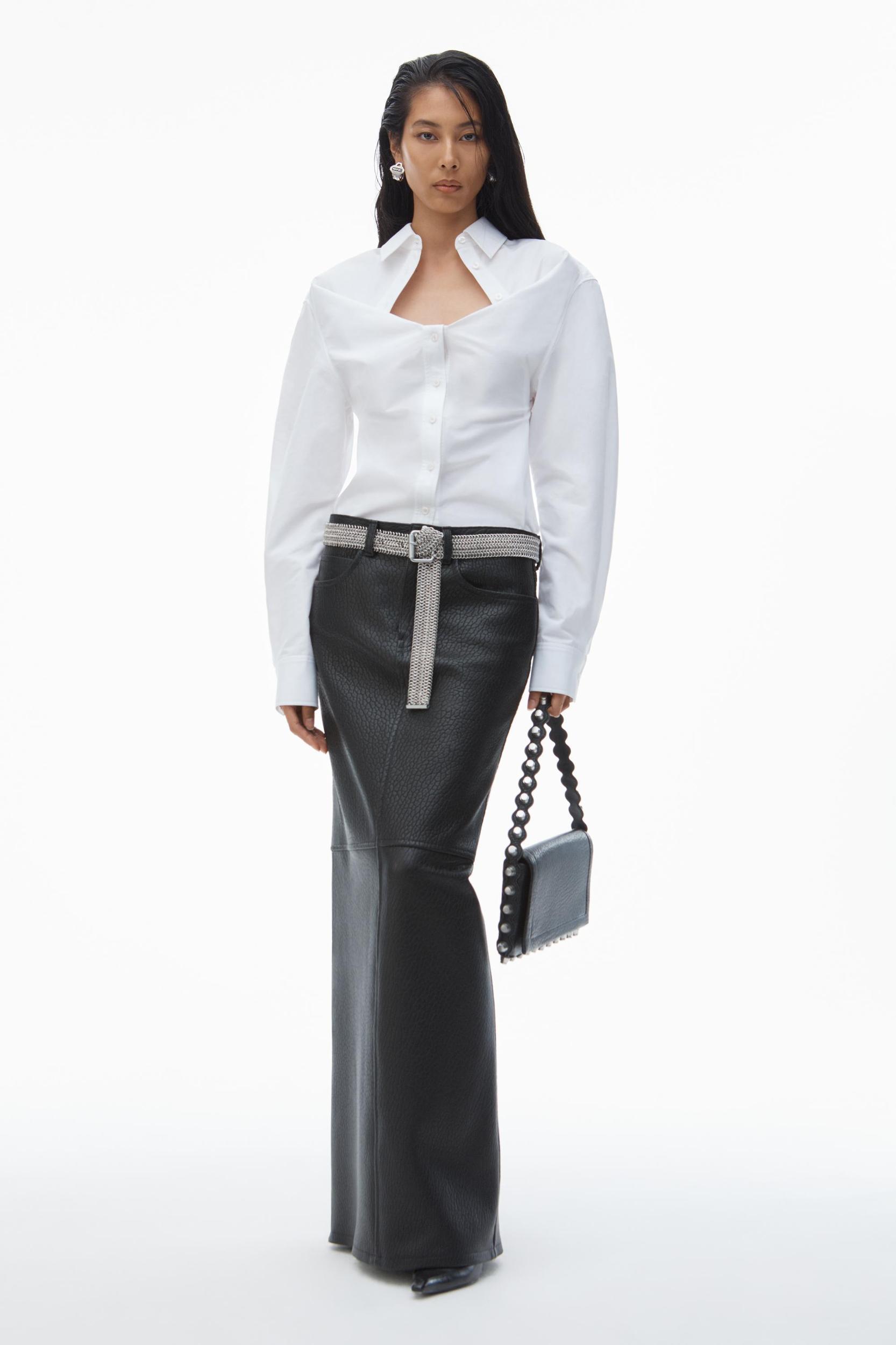 Deconstructed Button-up Shirt Product Image