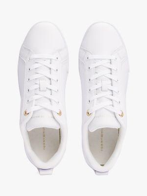Hilfiger Logo Leather Sneaker Product Image