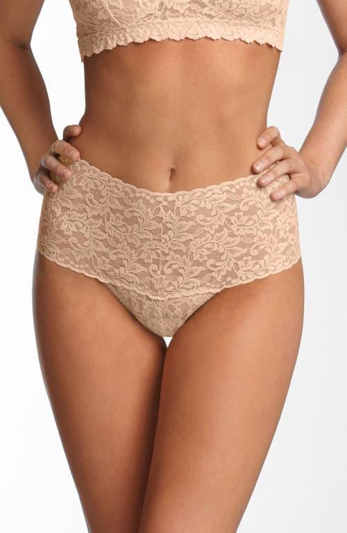 Retro Signature Lace Thong Product Image