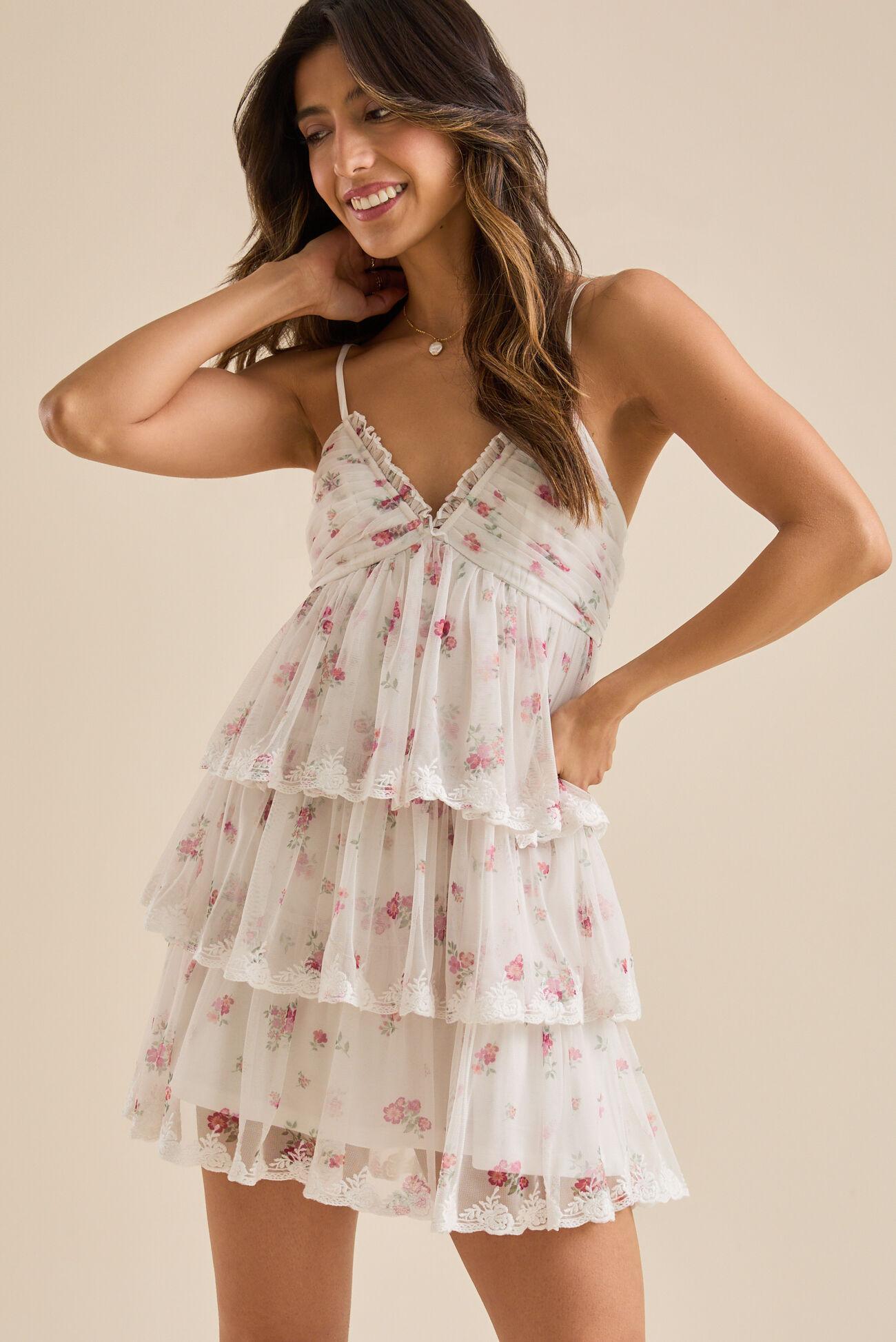 Camila Mesh Mini Dress Product Image