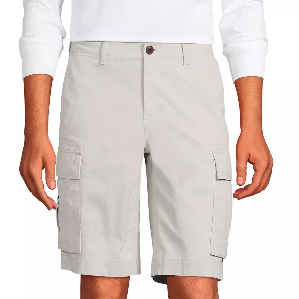 Men's Lands' End Comfort First Knockabout Cargo Shorts, Size: 34, Boulder Gray Product Image