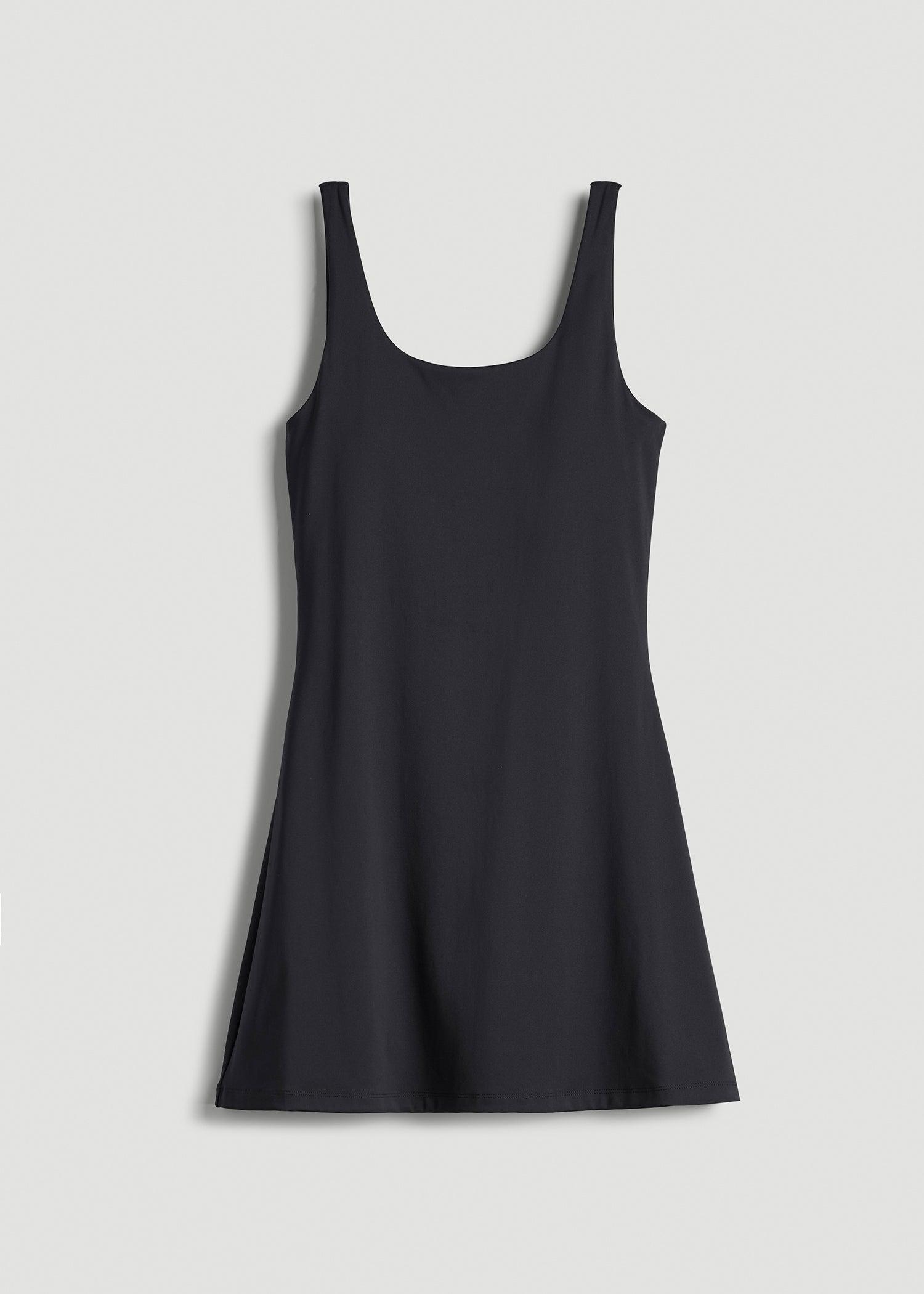 Active Dress with Shorts for Tall Women in Black Product Image