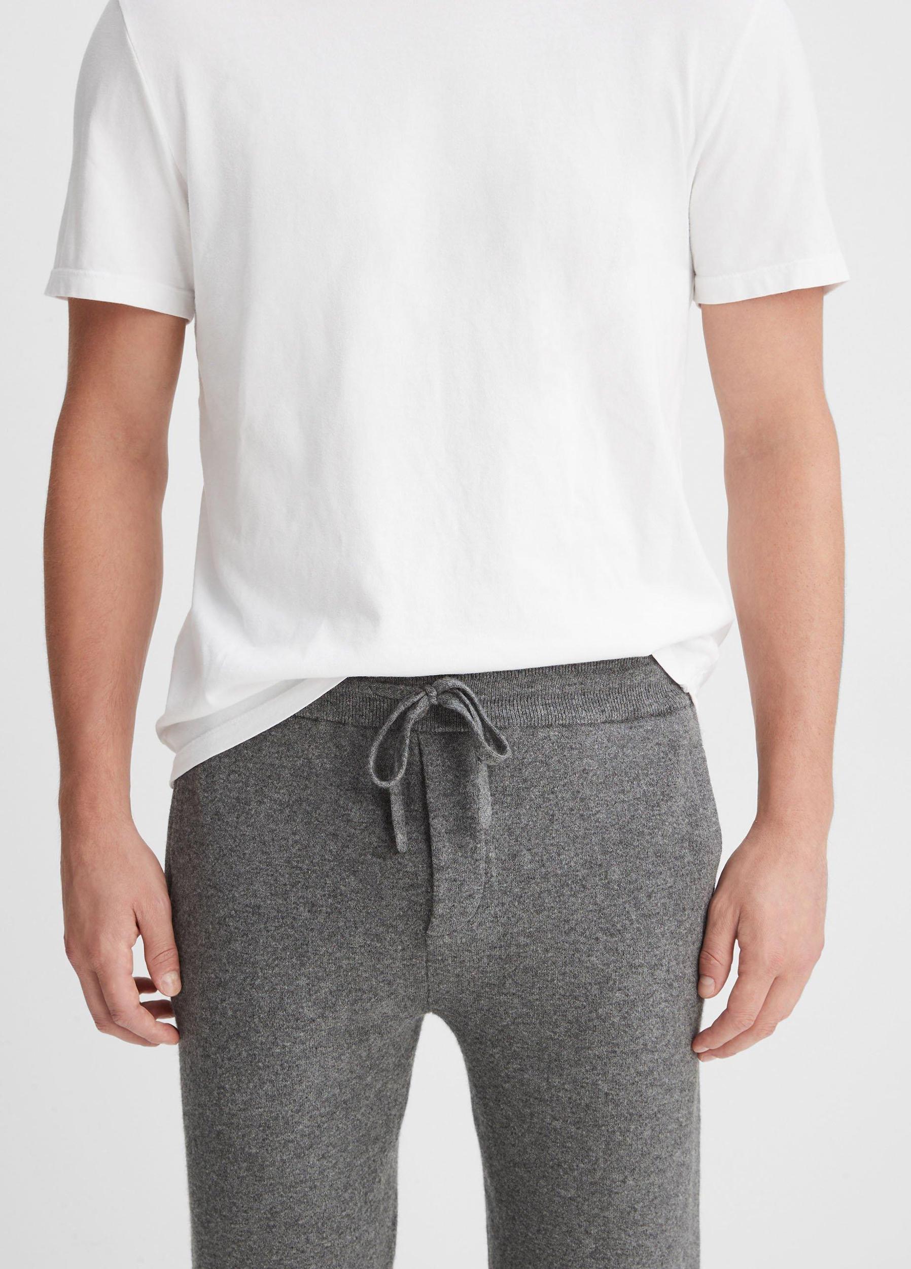 Mens Wool Cashmere Jogger, Coastal Blue, Size L Vince Product Image
