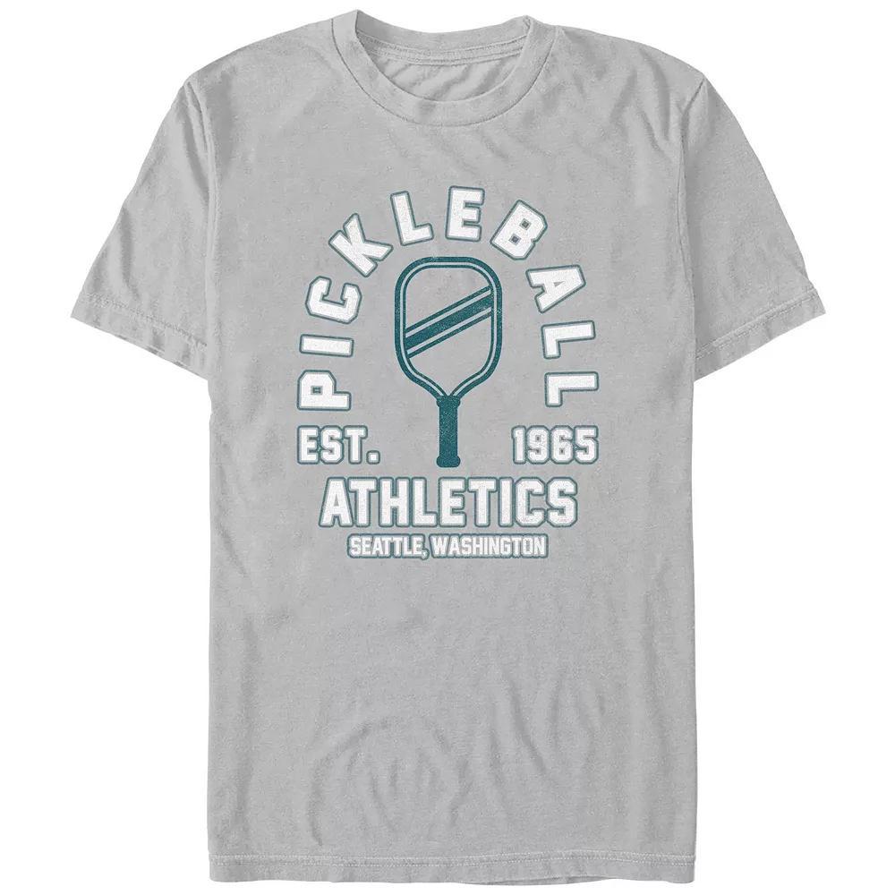 Men's Pickleball Athletics Est. 1965 Graphic Tee, Size: XL, Silver Product Image