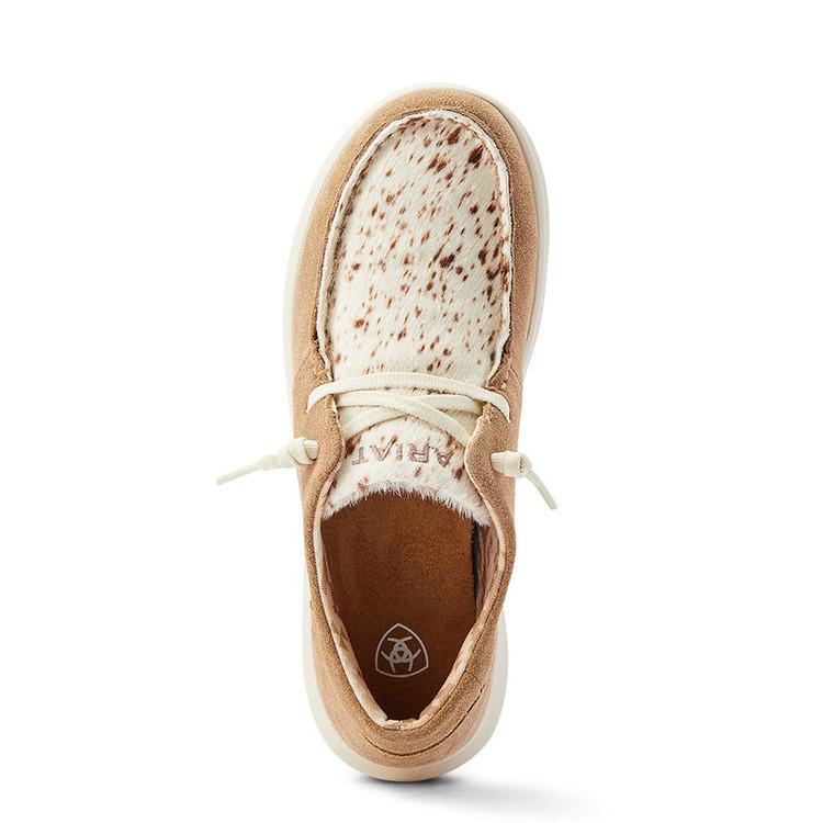 Ariat® Ladies' Hilo Walnut With Spotted Hair-On Shoes Product Image