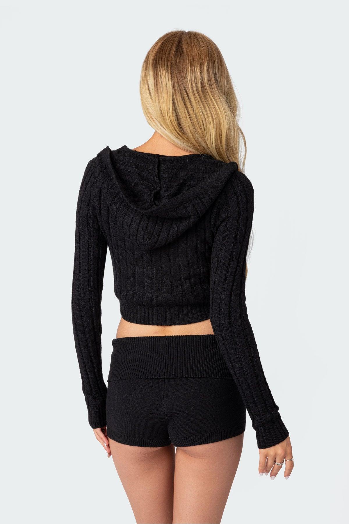 Knit Fold Over Shorts Product Image