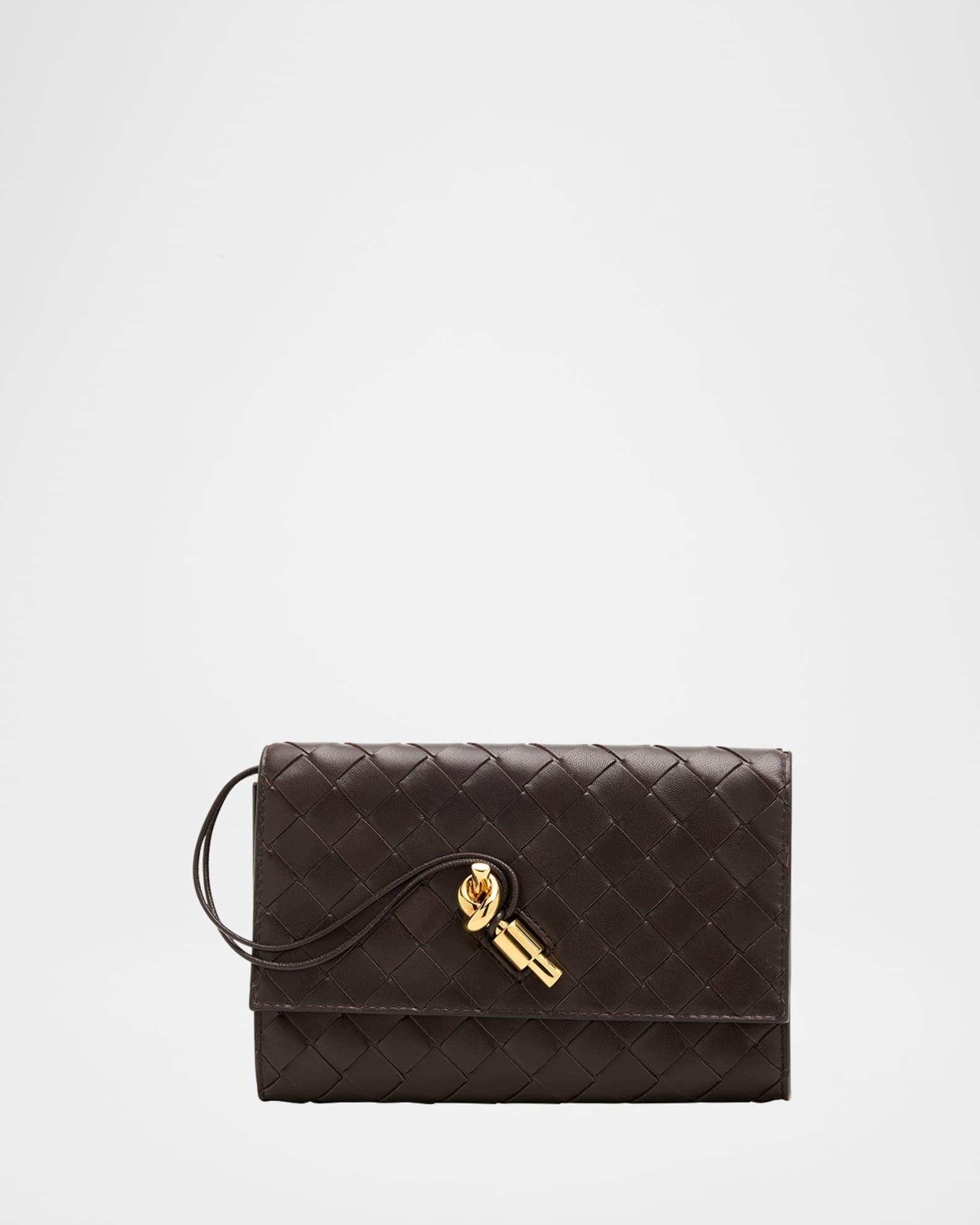 Andiamo Metallic Leather Pouch Bag Product Image