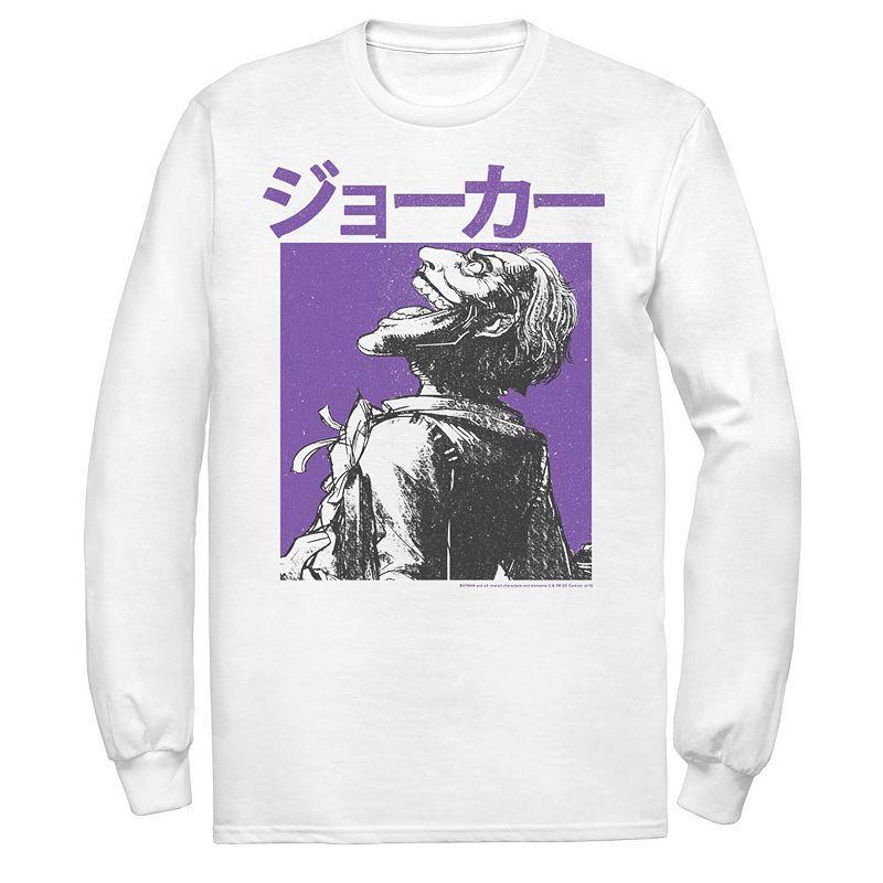 Men's DC Comics Batman Kanji Joker Tee, Size: Large, White Product Image