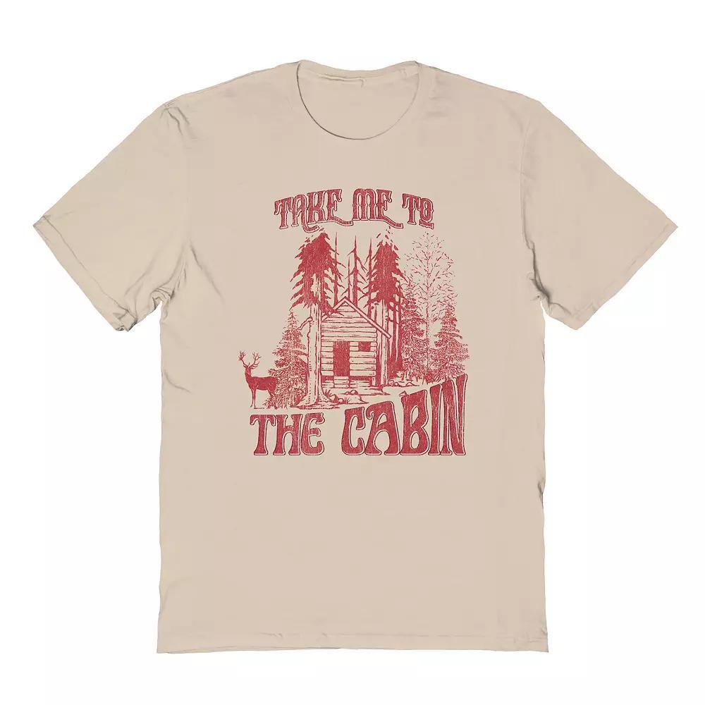 Men's Take Me to the Cabin Graphic Tee, Women's, Size: Small, Brown Product Image