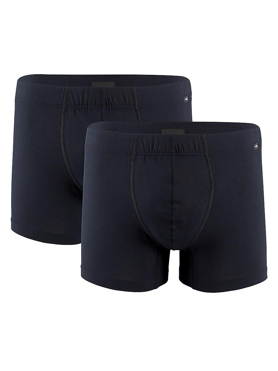 Hanro Cotton Essentials Covered Waistband Boxer Briefs, Pack of 2 Product Image