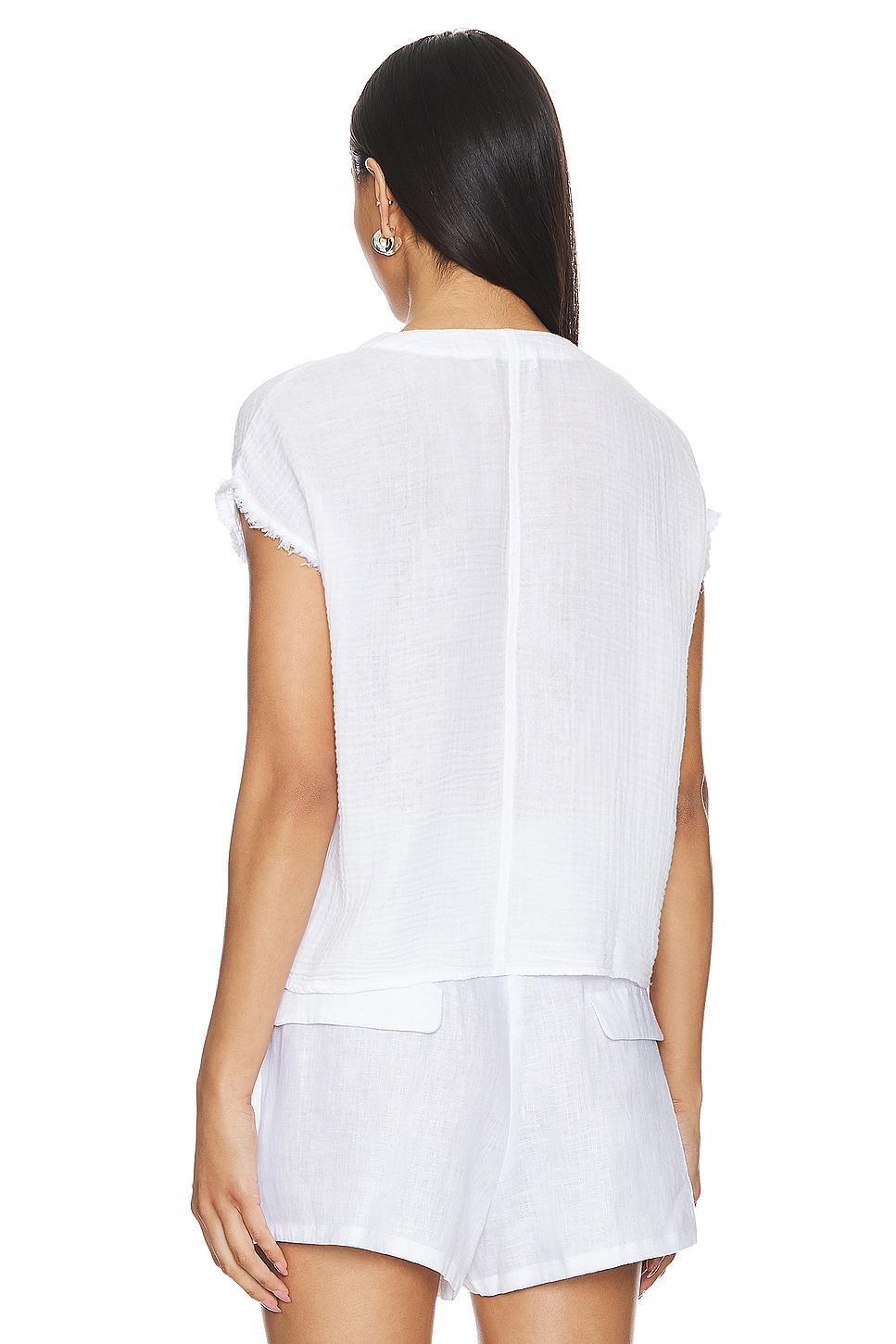 Evie Faux Wrap Top Michael Stars Product Image