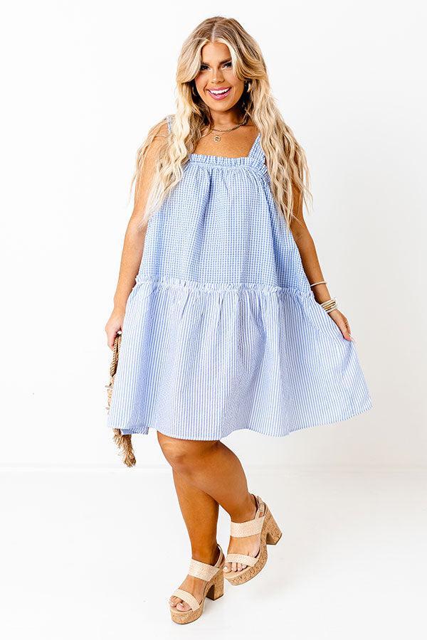 Craving Summer Gingham Dress Curves Product Image