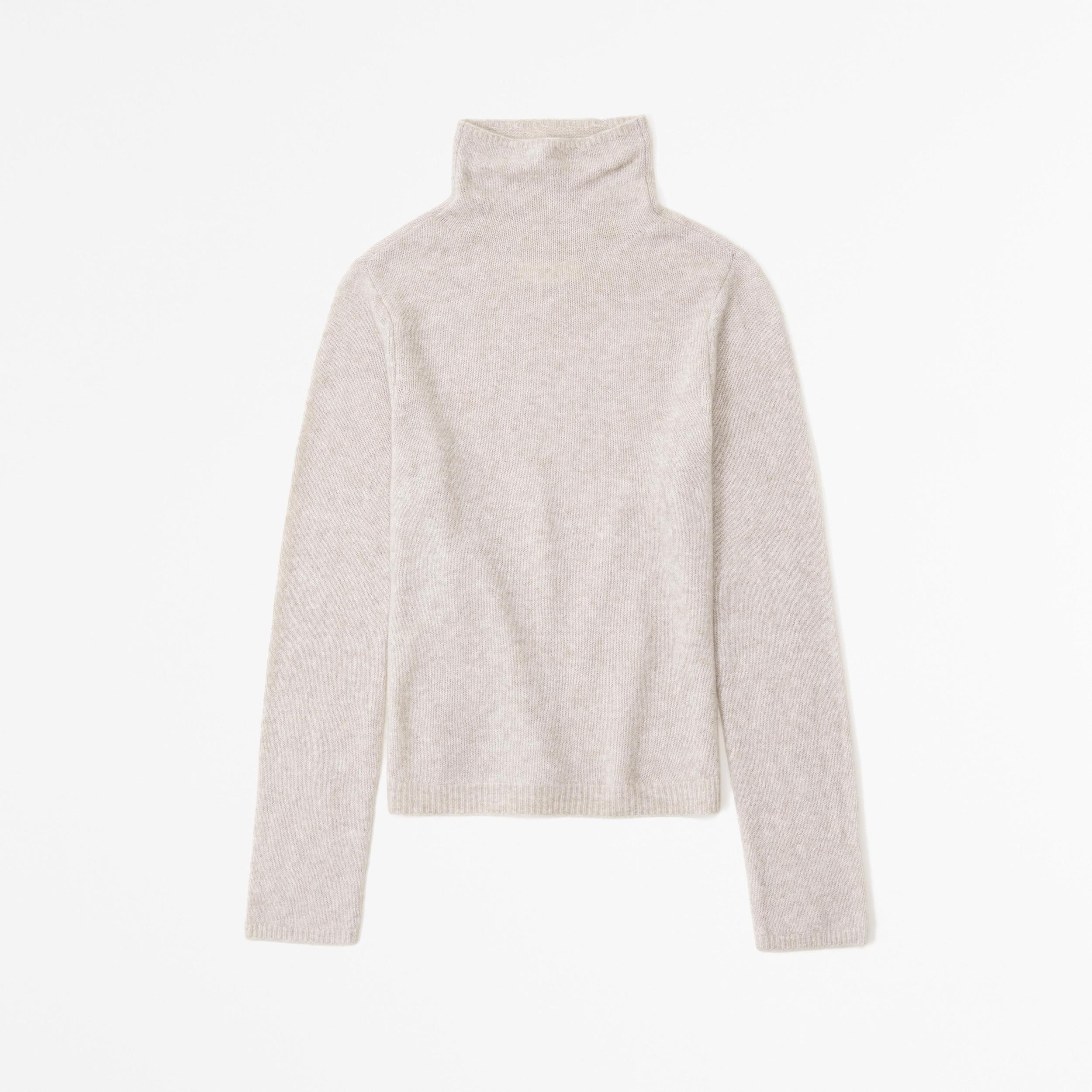 Merino Wool-Blend Turtleneck Sweater Product Image