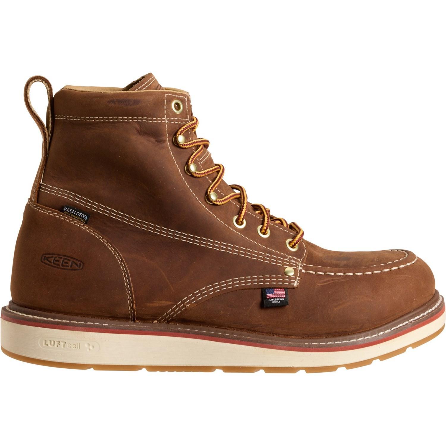 Keen 6” Liberty Boots - Composite Safety Toe, Leather (For Men) Product Image