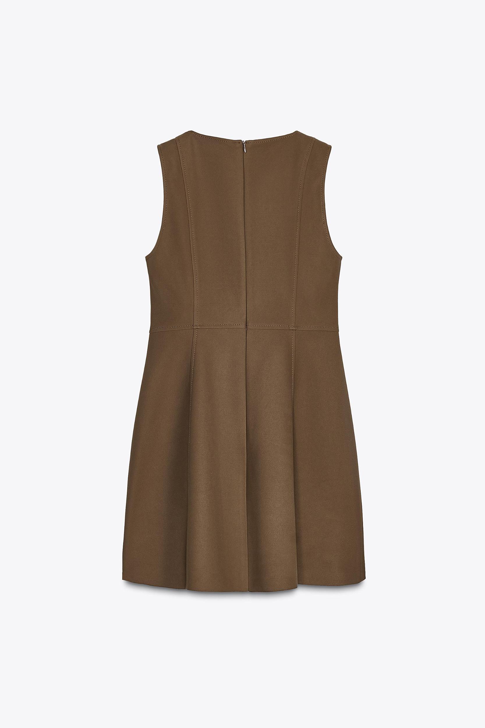 SHORT SLEEVELESS DRESS Product Image