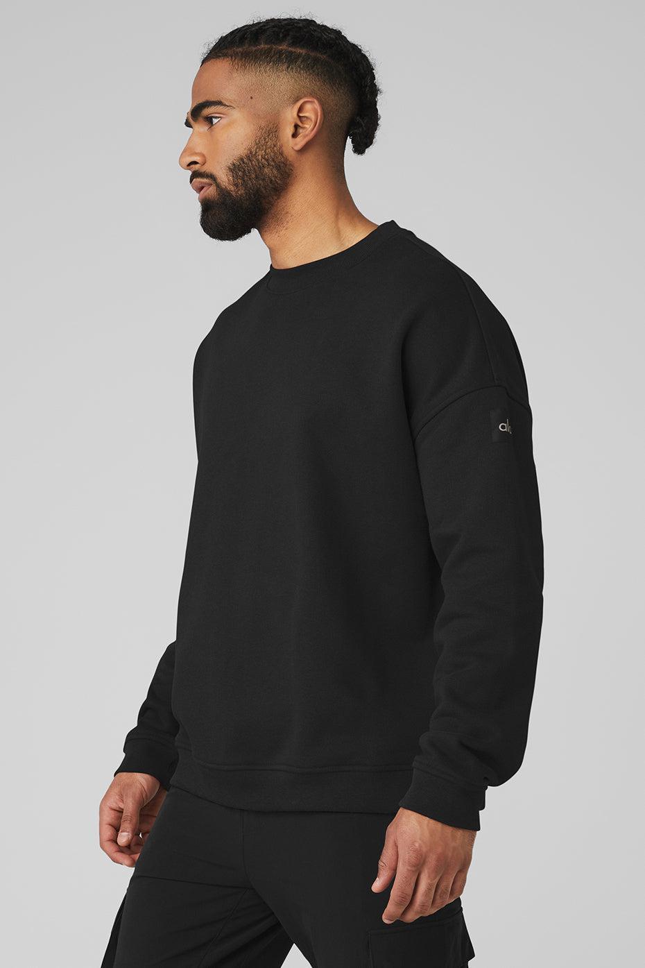 Renown Heavy Weight Crew Neck Pullover - Black Product Image