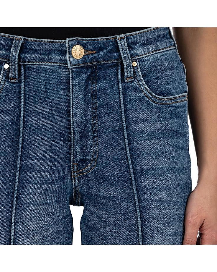 Charlotte High Rise Fab Ab Wide Leg-Roll Up Product Image