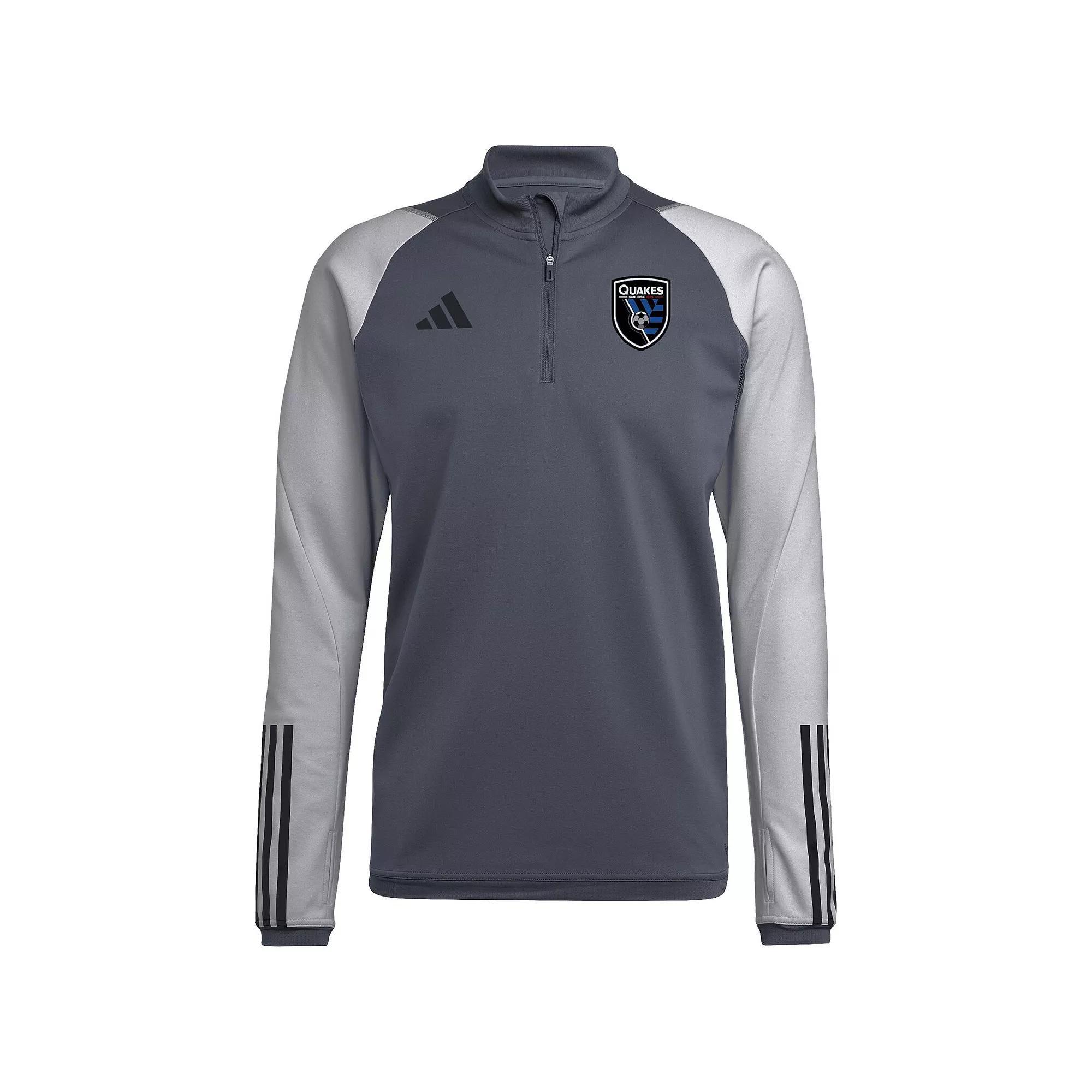 Mens adidas Gray Austin FC 2023 On-Field AEROREADY Quarter-Zip Training Top Product Image