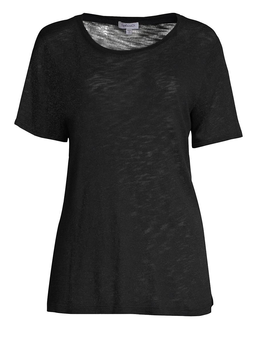 Womens Loose-Fit Crewneck Tee Product Image