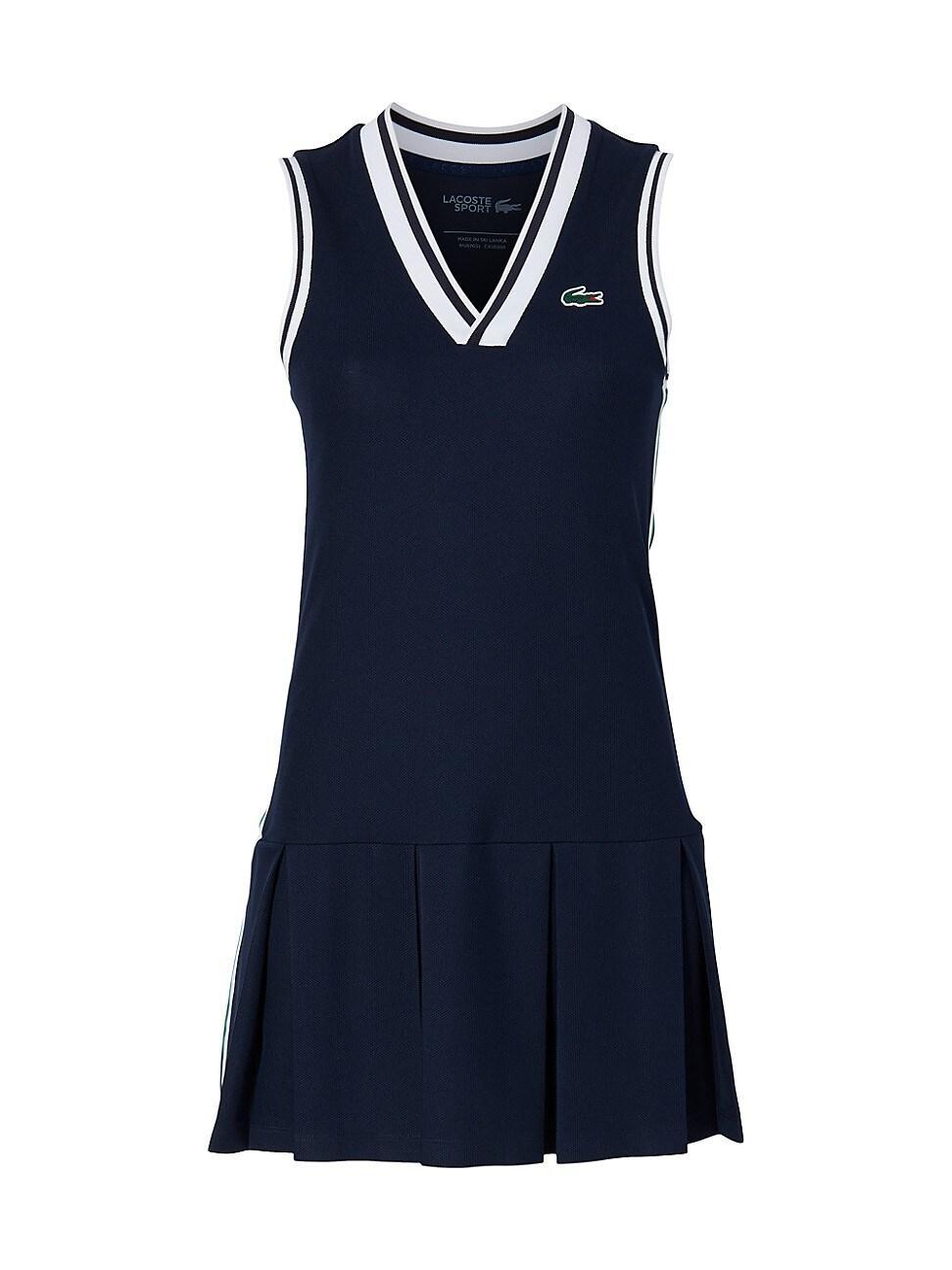 Womens Lacoste x Bandier Performance Piqu Tennis Dress Product Image