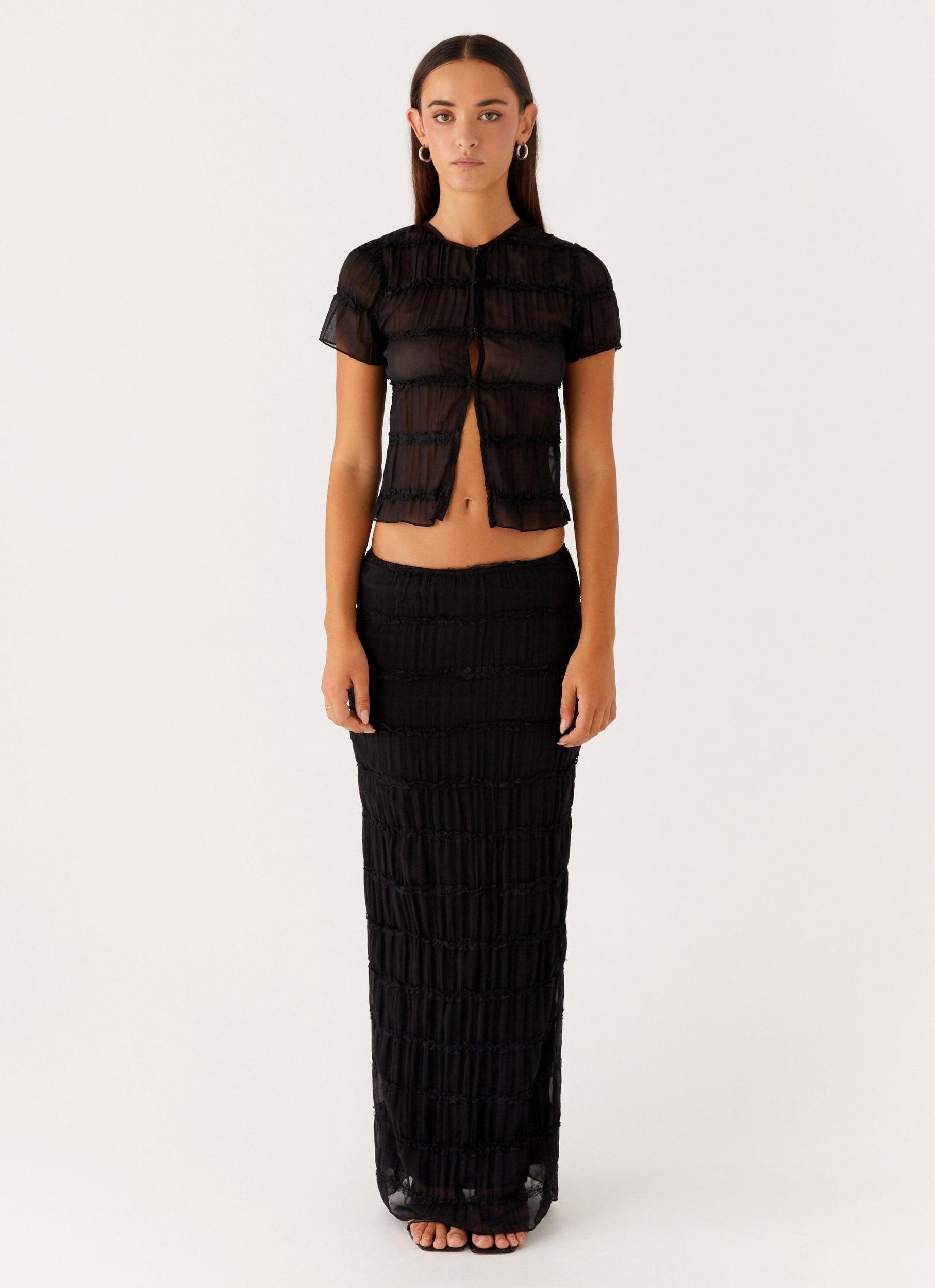 Daydreaming Top - Black Product Image