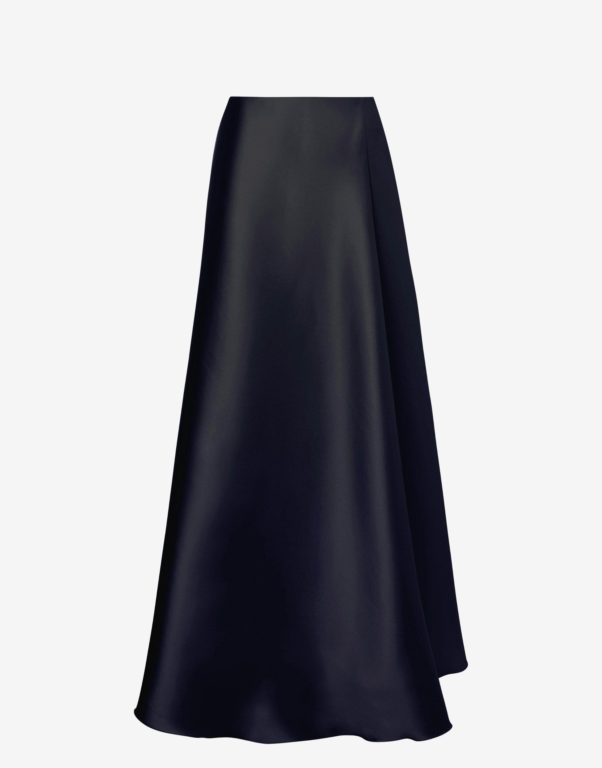 Long skirt in mikado Product Image