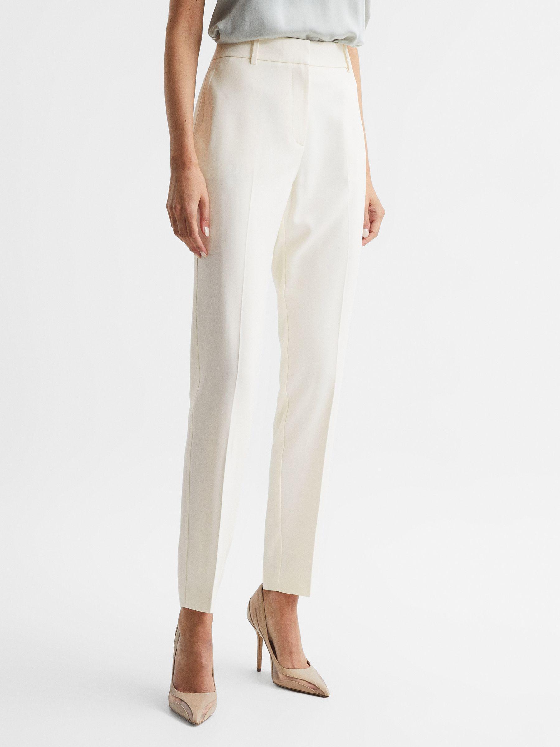 Petite Linen Belted Sleeveless Midi Dress in Neutral Product Image