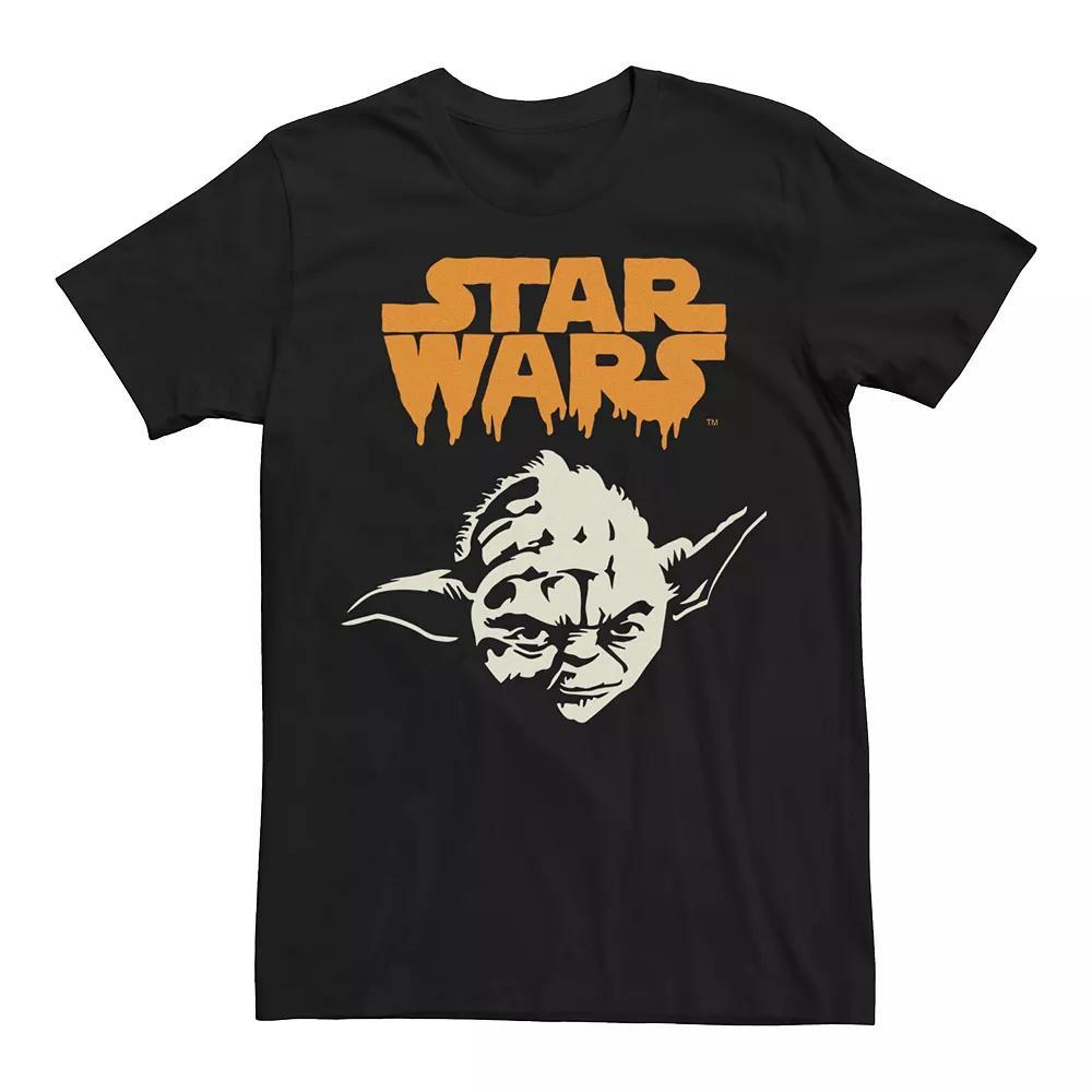 Men's Star Wars Yoda Halloween Logo Graphic Tee, Size: Medium, Black Product Image